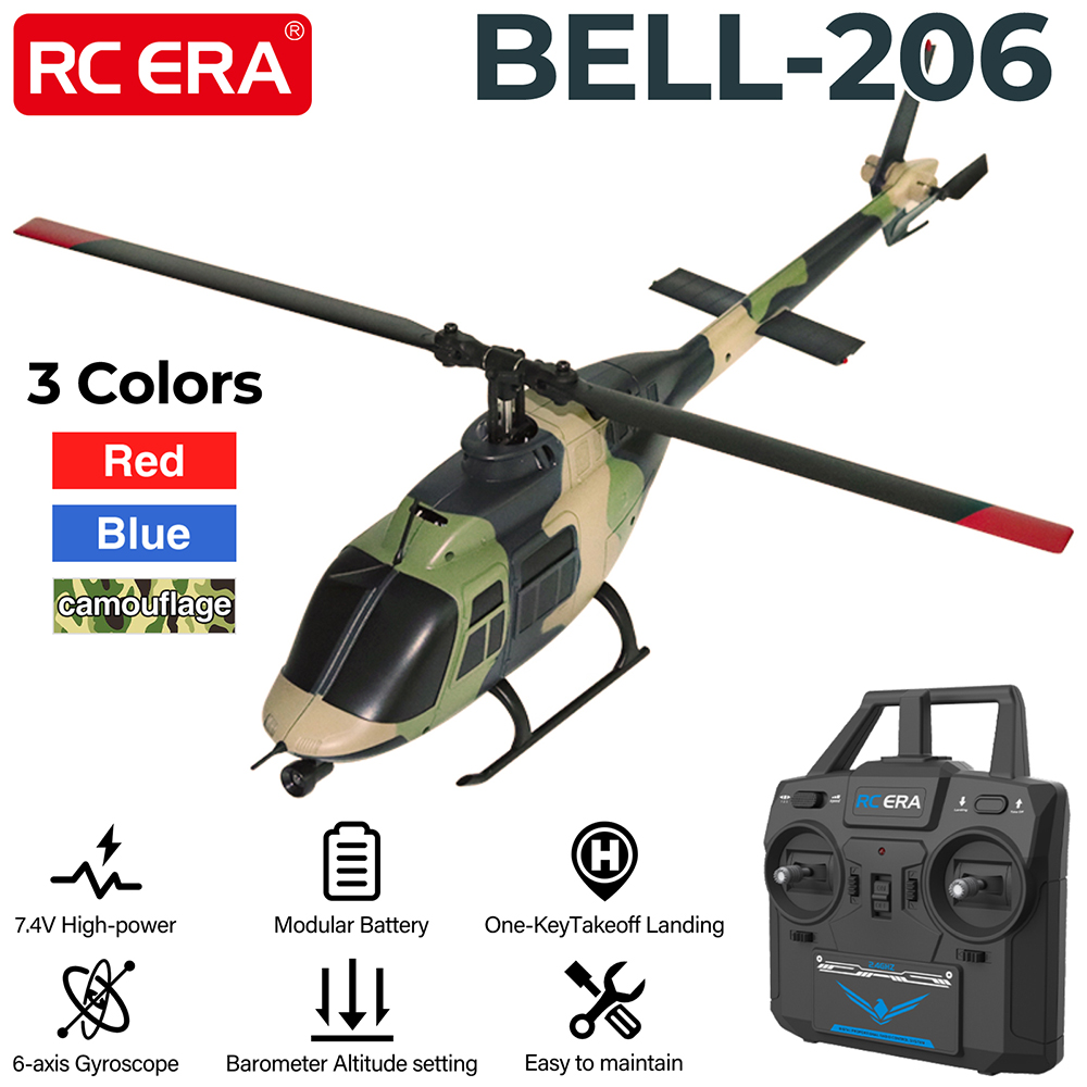 Rc Helicopter Nitro - RC ERA RC Helicopter 1:33 Bell-206