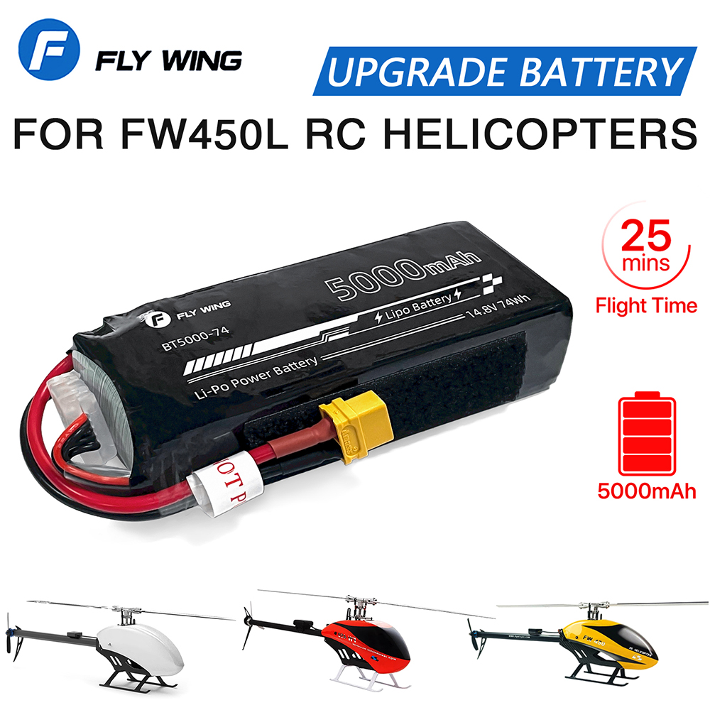 Rc Helicopter Bag - Fly Wing FW450L 5000mAh 4S Lipo
