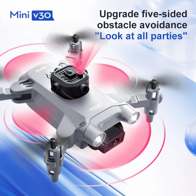 Mini V30 WiFi  With 4K HD Dual - Rc Helicopter Electric 评论和价格
