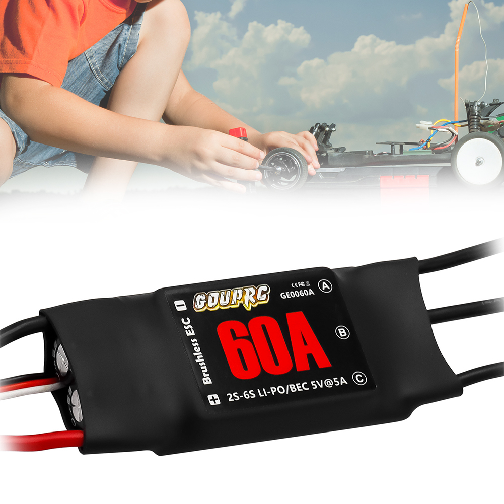 60A Brushless ESC 2-6S Electri - Rc Helicopter Electric 评论和价格